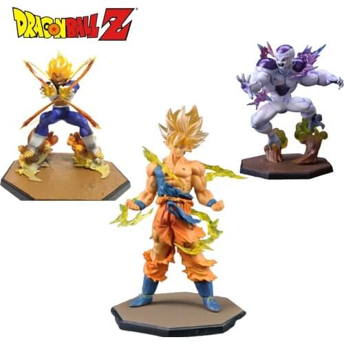 Dragon Ball Z Anime Figures Vegeta Frieza Son Goku PVC Toys Super Saiyan DBZ Action Figma Brinquedos Collector Doll Figurals