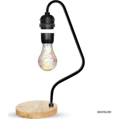 Gravita Floating Lamp Magnetic Desk LED Kit Levia Floately Kickstarter Wireless Charging Base Magnetic Levitating Light Bulb