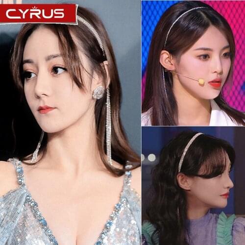 Fashion Rhinestone Headband Women Crystal Hairband Ladies Girls Hair Accessories Weddinga Party Christmas Girl Gift 2020 New