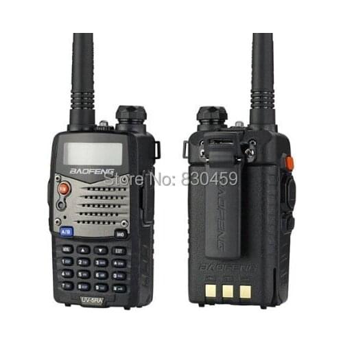 BaoFeng UV-5R walkie talkie,2014 new upgraded version 5W 128CH FM Dual Band two way radio, with free earphone