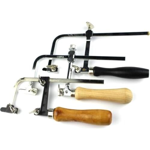 1PCS Adjustable Hand Saw Bow Natural Wooden Handle For Jewelry Wire Wood Working Saw Frame New Multifunction