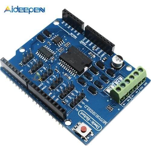 1Pcs L298P L298 Shield R3 DC Motor Driver Shiled Board Module 2A Dual Full Bridge H-Bridge 2 Way For Arduino r3 Relay 5V 12V