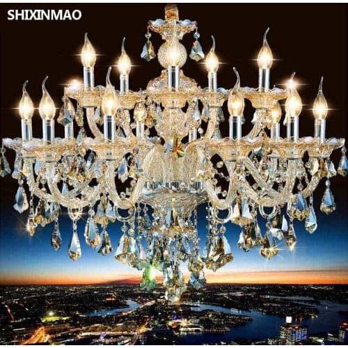 Modern Crystal Chandeliers Living Room lustres de cristal Decoration Tiffany Pendants and Chandeliers Home Lighting Indoor Lamps