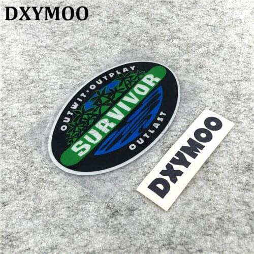 SUV Car Stickers Auto Whole Fish Tank Skateboard Vinyl Decals for 4x4 OUTLAST SURVIVOR 12x7.5cm