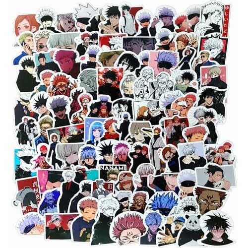 100Pcs incantation cartoon fashion Stickers For Suitcase Skateboard Laptop Luggage Fridge Phone Car Styling Sticker