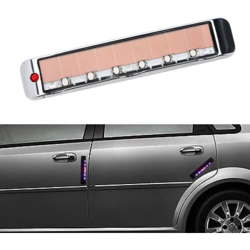 Car Door Lights Solar LED Flashing Lamp LED Warning Lamp Anti Collision Motion Control Auto Atmosphere Light Car-styling