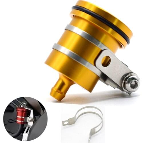 CNC Motorcycle Clutch Tank Cylinder Master Oil Cup Brake Fluid Reservoir for Suzuki Buell Kawasaki Honda BWM Aprilia