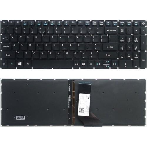 New For Acer Aspire 5 A515-51 A515-51G A517 A517-51-5832 A517-51G A517-51G-52LB Keyboard English US backlit backlight 28 pin