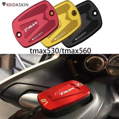 Motorcycle Brake Fluid Fuel Reservoir Tank Cap Accessories Front Cylinder Cover For Yamaha TMAX530 yzf tmax 530 tmax560 tamx 560