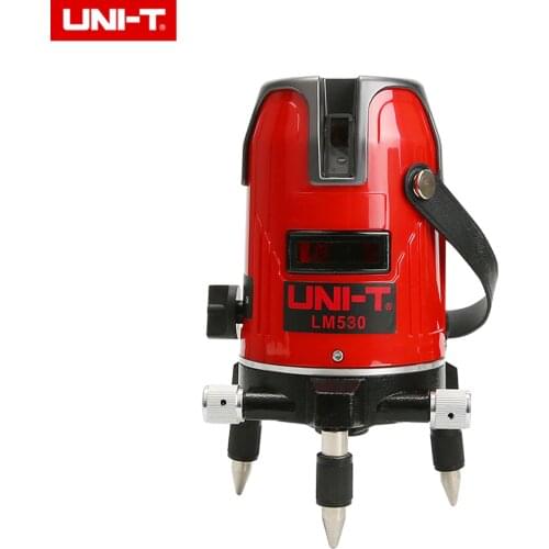 UNI-T LM530 Red Laser level 3 Lines 4 Points 360 Degree Self Nivel Laser Horizontal Vertical