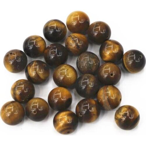 Hot Wholesale Natural Stone Brown Golden Tiger Eye Agates Round Beads 16 Inch Strand 8 10 MM Selected Size for Jewelry Making