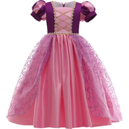 2020 New Cross-Border Foreign Trade Halloween Childrens Clothing Sophia Long Hair Princess Dress Girls Dress Autumn Dress