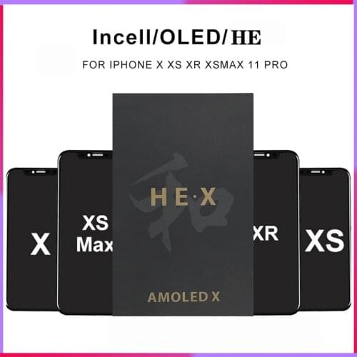 Oled-scherm Voor Iphone X Xs Xsmax Xr Display Hex 3D Touch Screen Pantalla Vervanging Voor Iphone Lcd Montage true Tone