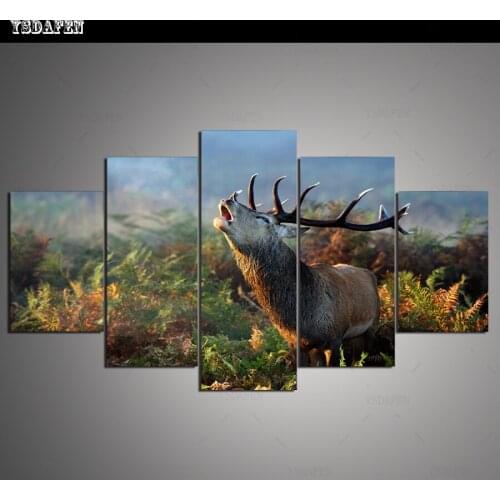Op de muur HD print olieverf modulaire foto Scenery poster kind room decor woondecoratie 5 stks canvas art z134