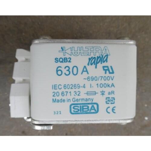 Fuses: SQB2 630A 690V/700V 2067132 / SQB2 700A 690V/700V 2067132 / SQB2 800A 1100A 690/700V 2067132 aR