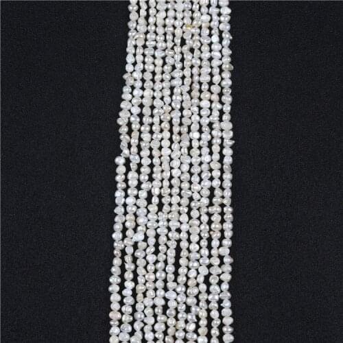 Freshwater pearl,5-6mm baroque pearl strands