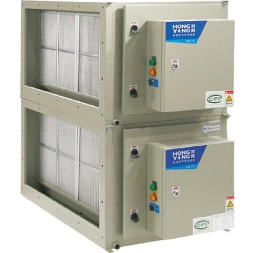 Industrial fume and oil mist purifier Factory workshop custom industrial exhaust gas purification integrated machine