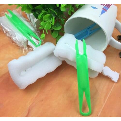 Artifact Long-handled Brush Cup Clean Washing Bottles no Dead Angle tea undertakes Sponge Milk Bottle Brush cleaning