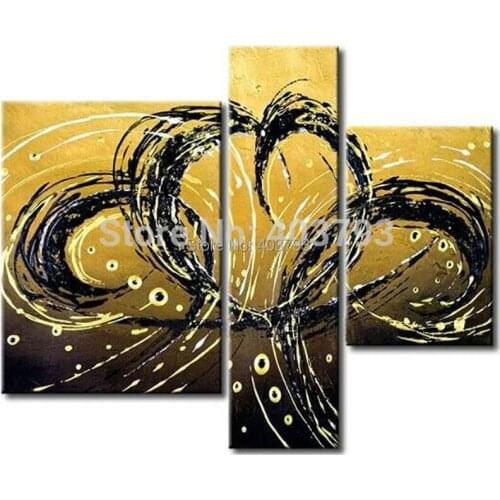 MODERN ABSTRACT HUGE LARGE CANVAS ART OIL PAINTING abstract Double phoenix fly no framed
