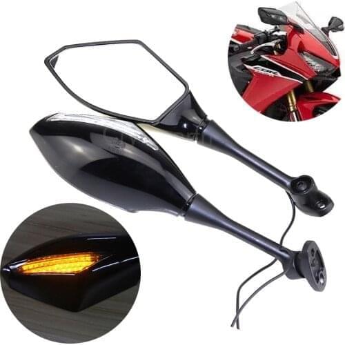 Motorcycle Turn Signals Rear View Side Mirrors For Honda CBR1000RR CBR 1000RR 2004 2005 2006 2007 CBR600RR 2003-2014 2013 2012