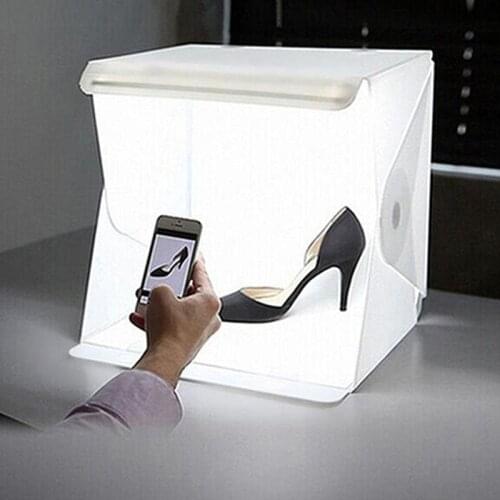 LED Foldable Miniature studio Photography Photo Studio Softbox Brightness Light Box DSLR SLR Mini Studio Creative Photography