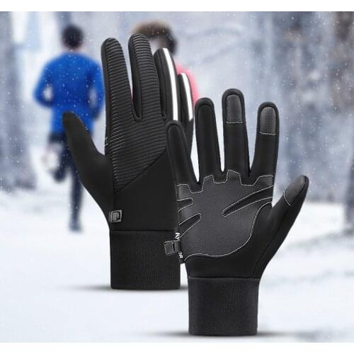Winter Motorcyclist Gloves Warm Double Waterproof Touchscreen Full Finger Motorcycle Gloves For Biker Rider Hands Protection