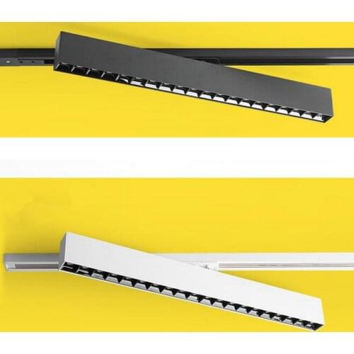 10W 20W 30W 40W Linear LED Track Light Aluminum Ceiling Rail Track lighting Spot Rail Spotlights Replace Halogen Lamps AC85-265V