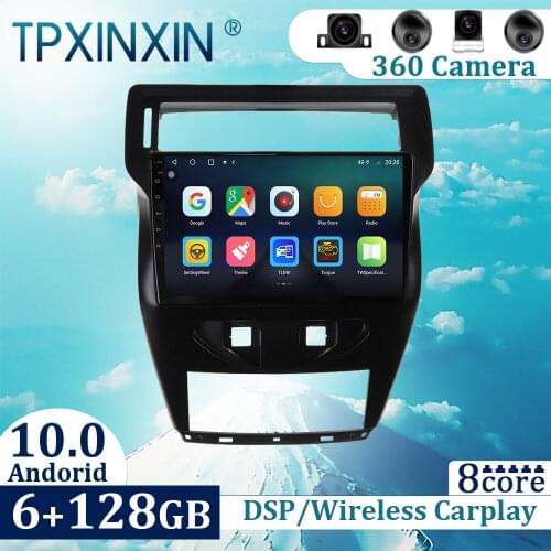 6+128GB For Citroen C-Quatre 2012-2017 Android 10 Carplay Radio Player Car GPS Navigation Head Unit Car Radio with Screen