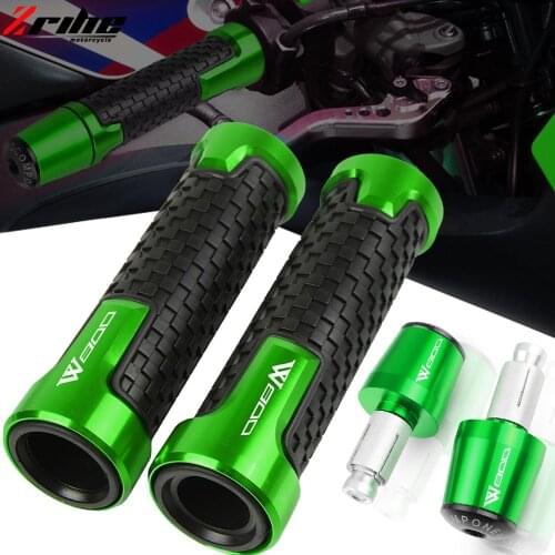 Motorcycle CNC Accessories 7/8" 22MM Handlebar Handle Bar Grips Ends For KAWASAKI W800 SE W 800 2012 2013 2014 2015 2016 2017