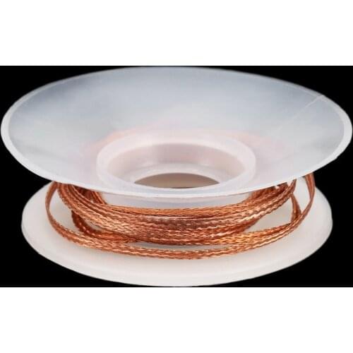 CP-2015 2.0MM Solder Wick Remover Desoldering Braid Wire Sucker Cable Soldering Remover Wick Accessory 0.75m