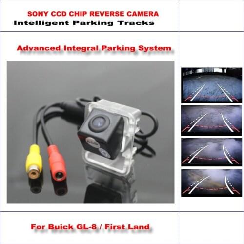 Car Intelligentized Reverse Camera For Buick GL-8/First Land 2012 2013 Rear View Backup Dynamic Guidance Tracks CAM