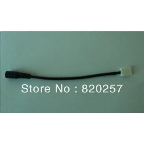 Free shipping 20pcs lot DC power jack connector +white connector 8mm to link power supply and strip section