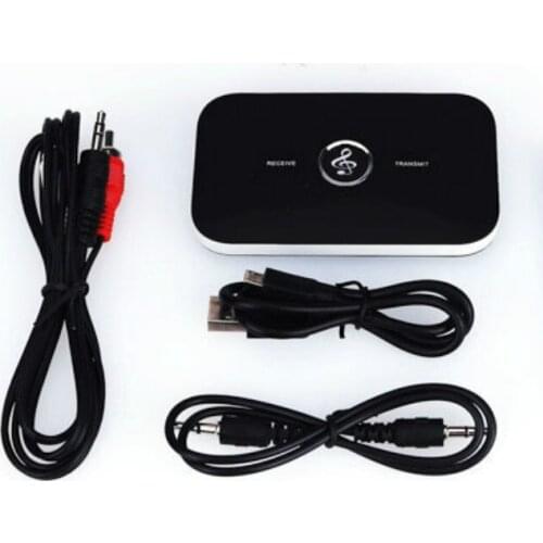 Bluetooth 5.0 Audio Adapter, Wireless Bluetooth Transmitter Receiver Combo, Speaker TV Audio Device Support Android, IOS System