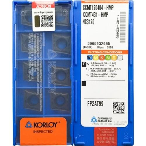 CCMT120404-HMP NC3120 100% KORLOY Original carbide insert with the best quality 10pcs/lot free shipping