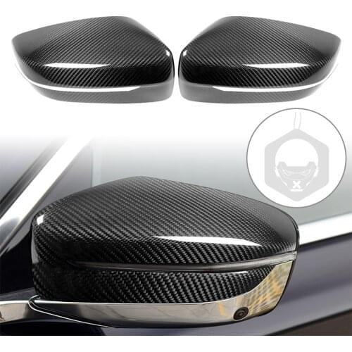 For BMW G11 G12 7Series 2016 2017 2018 Carbon Fiber Side Rearview Mirror Cover Caps Car Accessories Styling Decoration LHD