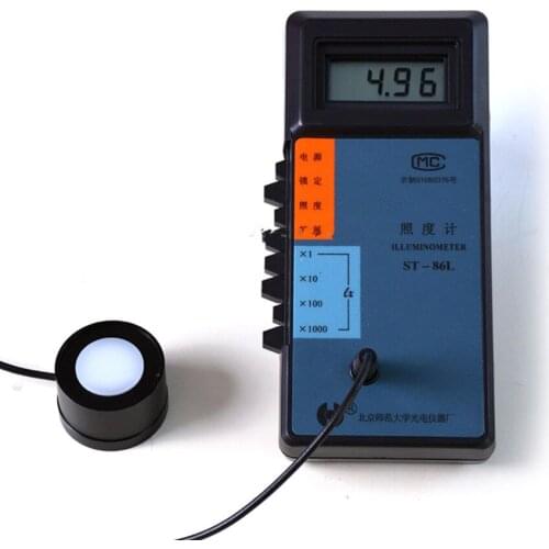 ST-86L Low - Light Illuminometer Digital Meter White (0.01-19.99 x 103) lx LCD Display Single Beam Spectrometers Accurately