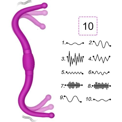 Flexible Dildo Vibrators for Women Double Head G spot Anal Sex Toy for Couple Lesbian Sex Toys Gay vaginal massager adult toy