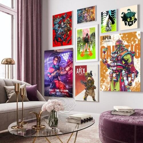 Apex Legends Art Prints Poster Video Game Character Group Portrait Wall Stickers Modern Illustration Canvas Painting Home Decor