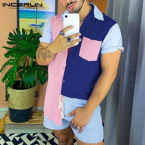 INCERUN Mens Summer Tracksuits
