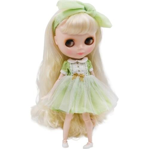 Neo Blyth Doll NBL Customized Shiny Face,1/6 BJD Ball Jointed Doll Ob24 Doll Blyth for Girl, Toys for Children FHNBL01