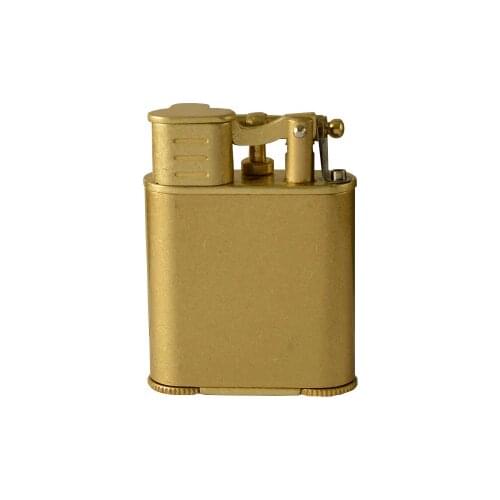 Jifeng metal brass 2-jet turbine gas cigar cigarette lighter Antique collection gift