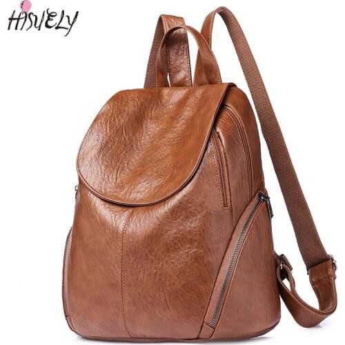 2021 Fashion Women Backpacks PU Leather Backpack Shoulder Bags Daypack for Women Female Rucksack Feminine Mochila