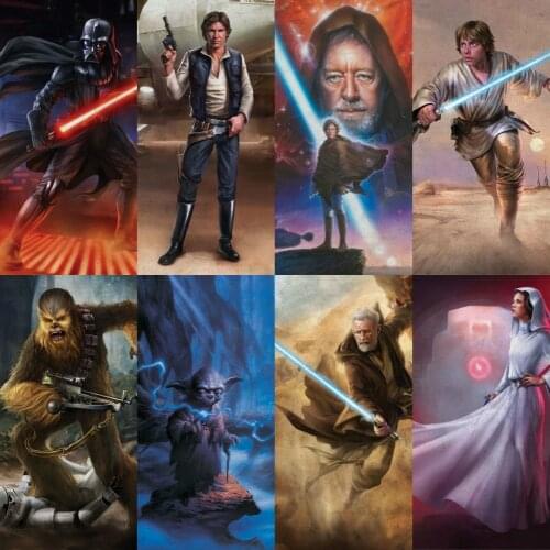 5D Diamond Painting Disney Star Wars Moments Edge Portrait Cross Stitch Kit Diamond Mosaic Embroidery Picture Home Decoration