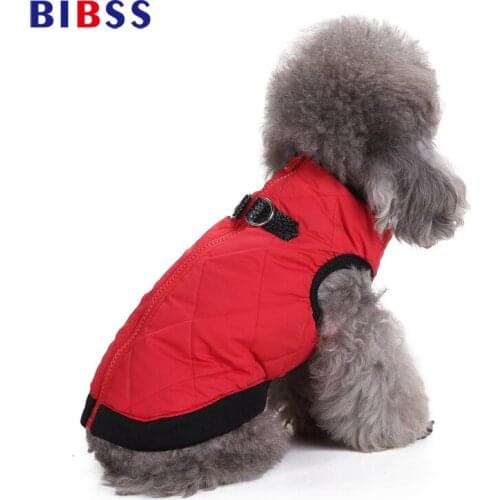 Solid color Dog Clothes Zipper Warm Dog Coat Autumn Winter Dog Jacket Vest Cozy Breathable Summer Pet Clothes For Dogs