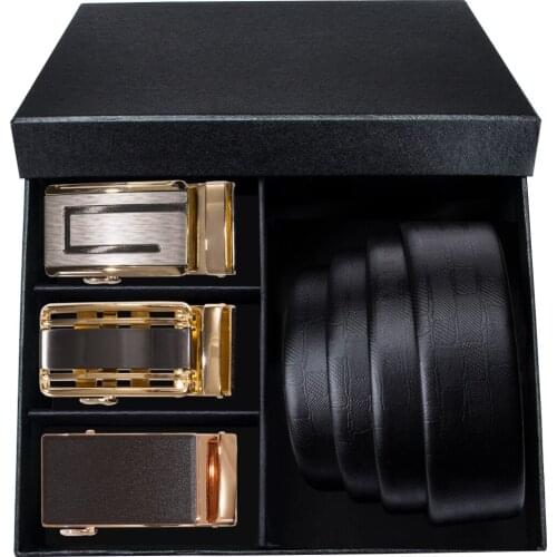 Brand Mens Leather Genuine Belt Fashion Alloy Luxury Automatic Buckle Youth Leather Business Mens Belt Jeans Strap DiBanGu