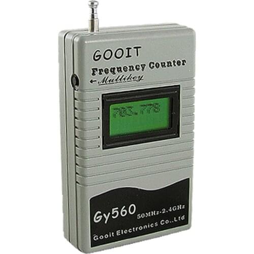 Frequency Counter meter tester for Two-Way Radio Transceiver GSM 50MHz-2.4GHz 7 DIGIT LCD Display with Signal Meter GY560