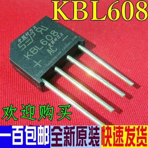 100% New&original KBL608 6A 800V