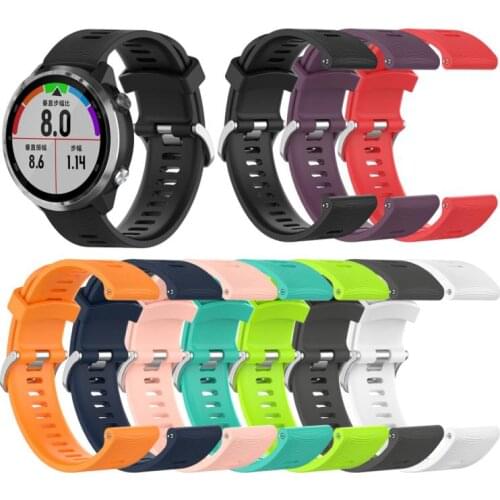 20MM Wrist Strap For Garmin Forerunner245/ Forerunner645 /vivomove HR Band Watchband For Garmin Vivoactive 3 Bracelet 10 Colors