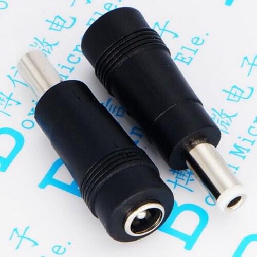 20PCS/Lot DC Power Adapter Connector DC5.5*2.5mm Female To DC5.5*2.1mm Male
