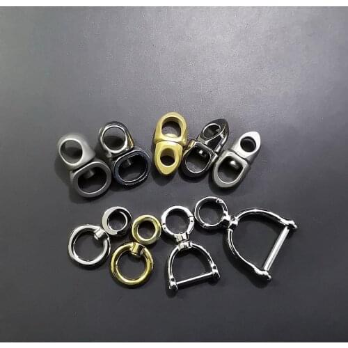 304 Stainless Steel Key Hanging Buckle Universal Swivel Figure 8 Rotating Buckle Connector Creative Car Keychain Connection Ring